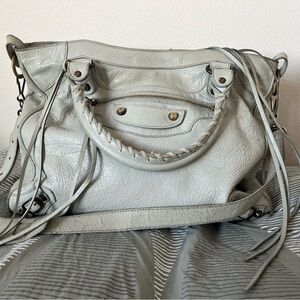 Authentic Balenciaga 2013 Motorcycle/Moto City Velo bag SN 235216 1460 I 535269